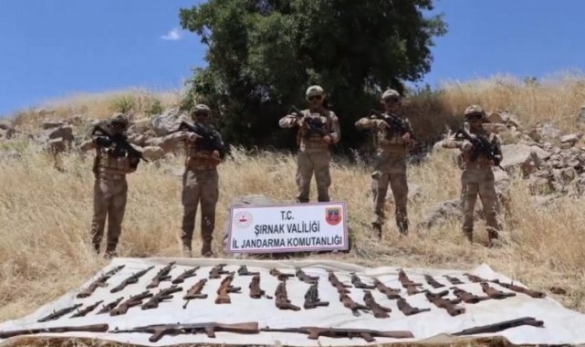 Bozdoğan-39'da 36 piyade tüfeği ele geçirildi!