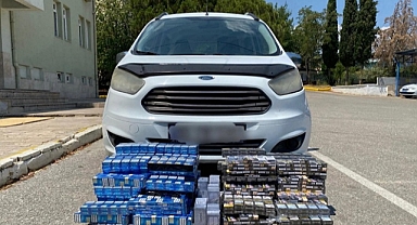 Denizli'de 2 bin paket kaçak sigara ele geçirildi