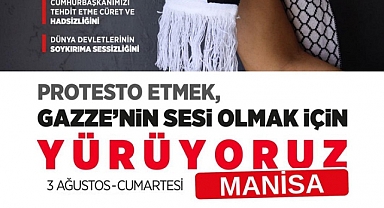 Gazze’nin Sesi Olmak İçin Meydanlardayız