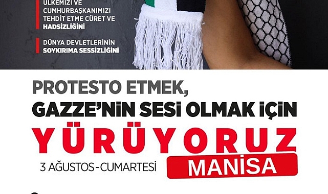Gazze’nin Sesi Olmak İçin Meydanlardayız