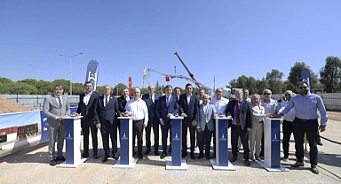 İAOSB'de kurulacak itfaiye merkezinin temelini attıldı