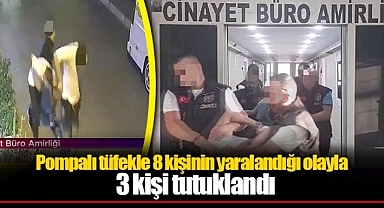 İzmir'de tüfekle 8 kişiyi yaralayan 3 şüpheli tutuklandı