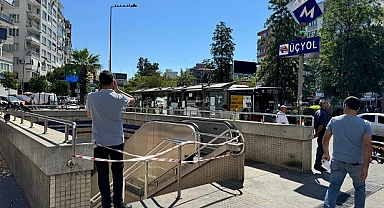 İzmir Metrosu'nda yürüyen merdiven kazası