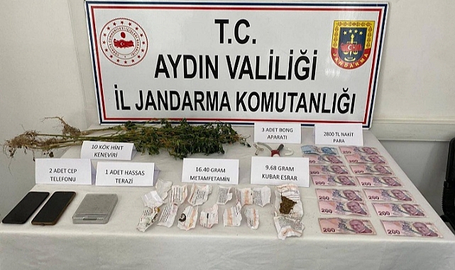 Karacasu'da uyuşturucu operasyonu