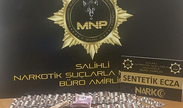 Manisa'da 448 sentetik uyuşturucuyla yakalanan zanlı tutuklandı