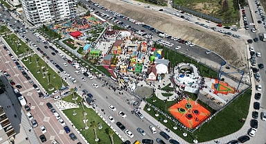 Menemen Belediyesi Çocuk Oyun Köyü’nden süpriz uygulama