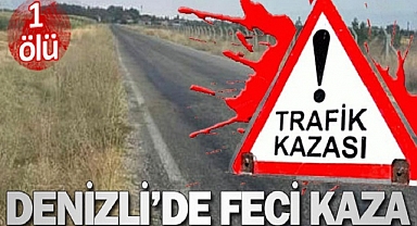 Motosiklet ile otomobil çarpışması sonucu 1 kişi öldü