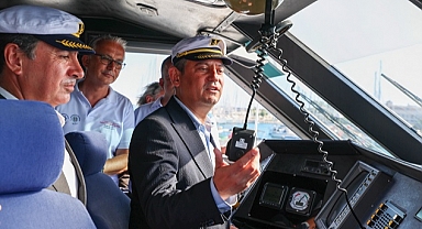 Özel,deniz otobüsüyle Didim'den Bodrum'a gitti