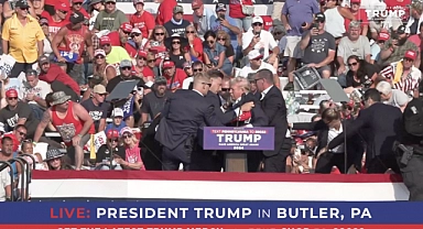 Trump'ın mitinginde silahlı saldırı