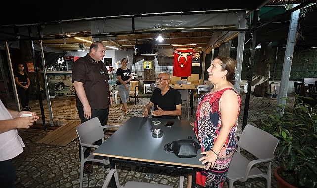 Başkan Çiçek, Gece Pazarı Esnafını Dinledi