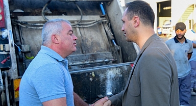 Başkan Eşki’den çalışanlarla birlikte erken mesai