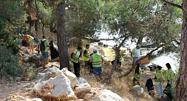 Bir mahalleden 773 kilogram çöp topladı