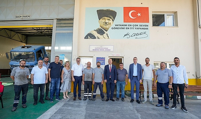 Gaziemir Belediyesi araçlarını atölyelerinde tamir ederek tasarruf sağlıyor