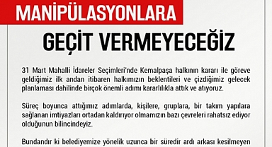 Manipülasyonlara Geçit Vermeyeceğiz