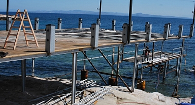 Mordoğan Ayı Balığı Koyu'ndaki kaçak iskele için yeni gelişme