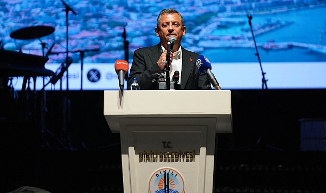 Özel, Dikili Kültür Demokrasi ve Emek Festivaline katıldı