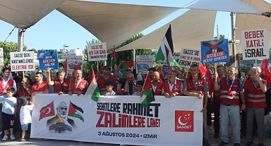 Saadet Partisi’nden "Şehitlere rahmet, zalimlere lanet" eylemi