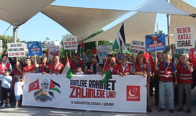 Saadet Partisi’nden "Şehitlere rahmet, zalimlere lanet" eylemi