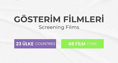 24 ülkeden 48 filmin gösterimi yapılacak