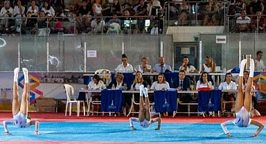 Aerobik Cimnastik Şenliği ile 9 Eylül coşkusu başladı