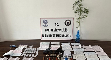 Balıkesir merkezli tefecilik operasyonu