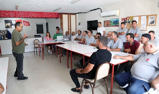 Bayraklı Belediyesinde yangın ve ilk yardım tatbikatı