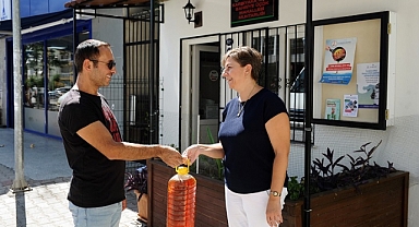Bitkisel atık yağ getirene sıvı sabun hediye