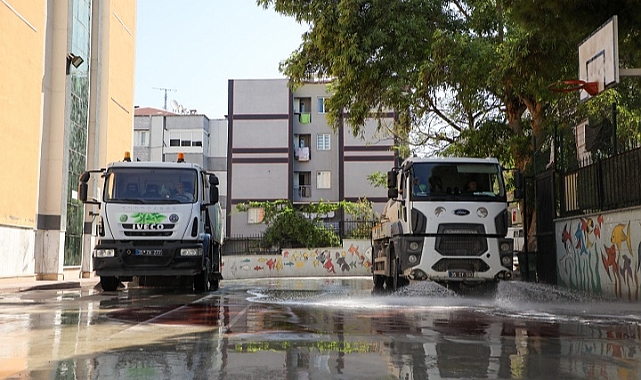 Buca Belediyesi’nden okullarda temizlik seferberliği