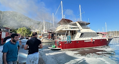 Fethiye'de teknede çıkan hasara neden oldu