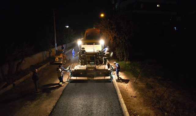 Güzelbahçe Namık Elal asfalta kavuştu