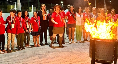 İzcilerin kamp mesaisi