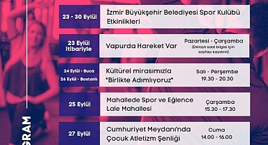 İzmir Avrupa Spor Haftası'na hazır