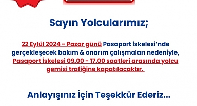 İzmir'de sefer planlarında değişiklik