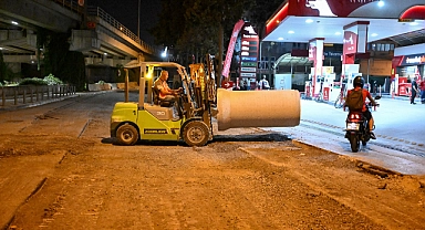 İZSU altyapıyı Bornova Belediyesi asfaltı tamamlıyor