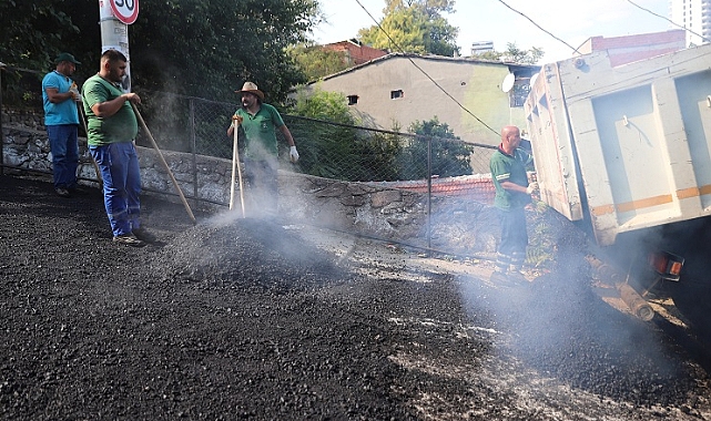 Konak’ın yolları yenileniyor