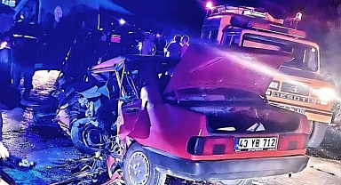 Kütahya'daki trafik kazasında 1 kişi hayatını kaybetti