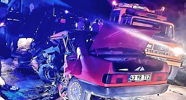 Kütahya'daki trafik kazasında 1 kişi hayatını kaybetti