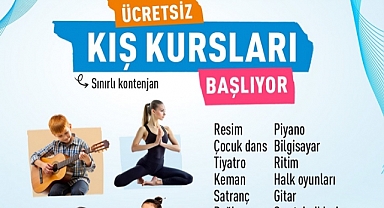 Narlıdere’de Kış Kursları Başlıyor