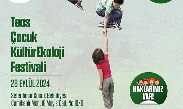 Seferihisarlı çocuklar için yeni bir festival başlı