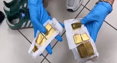 18,5 kilogram gümrük kaçağı külçe altın ele geçirildi