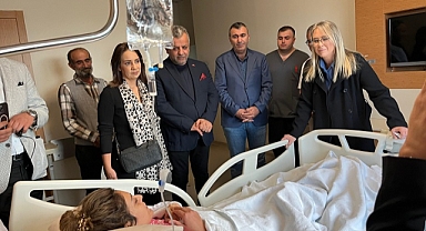 AK Partili Çankırı Özge Polat'ı Ziyaret Etti,