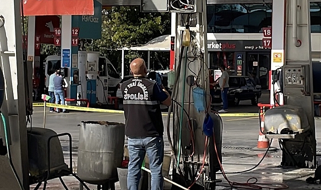 Aydın'da akaryakıt istasyonunda köpük tankı patladı