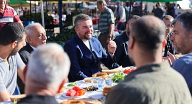 Belediye Başkanı Görkem Duman, pazarın nabzını tuttu