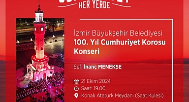 Cumhuriyet Bayramı’na özel 100. Yıl Cumhuriyet Korosu konseri