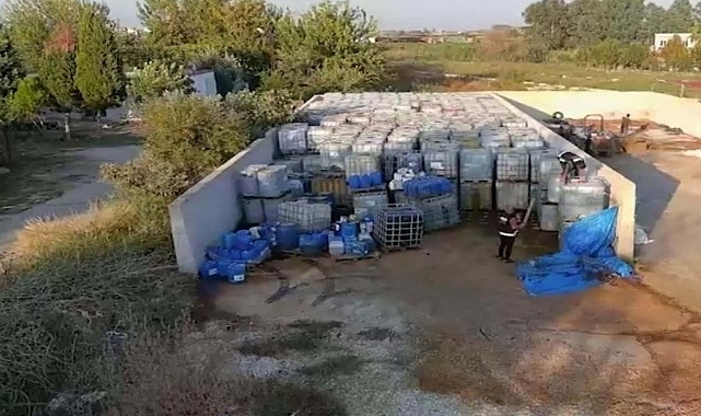 İzmir'de 705 bin litre kaçak akaryakıt ele geçirildi