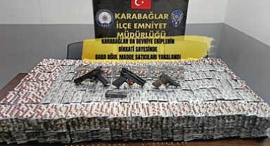 Baba Oğul Madde Satıcıları Yakalandı