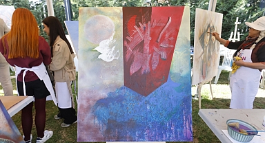 İzmirli Ressam Tusaş Saldırısını Resmetti