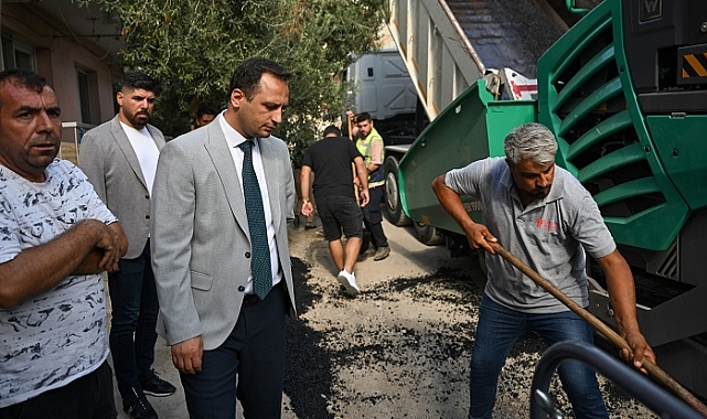 Kızılay Mahallesi’nde asfalt zamanı