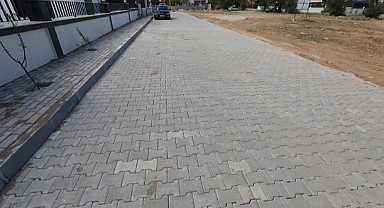 Menderes’te Söğüt Sokak Yolu Tamamlandı