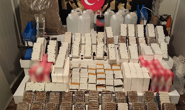 2 bin 400 kilogram kaçak tütün ele geçirildi